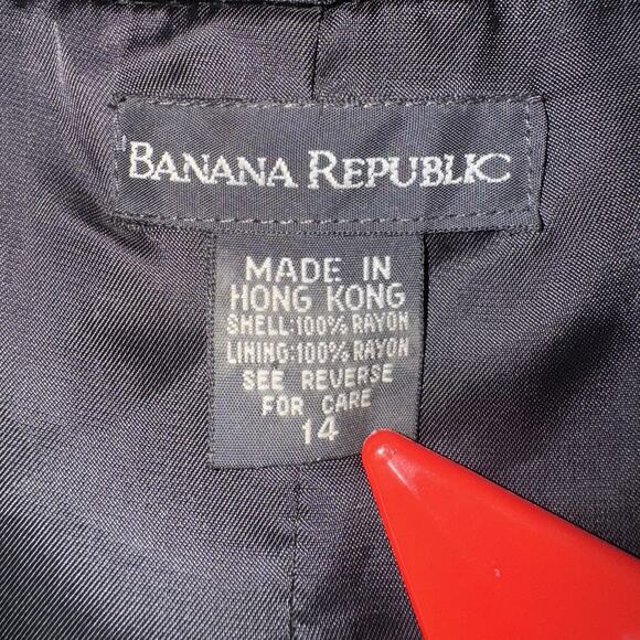 VTG Banana Republic Velvet Beaded Vest Black Size 14 Boho Festival Y2K Whimsy - Picture 6 of 7